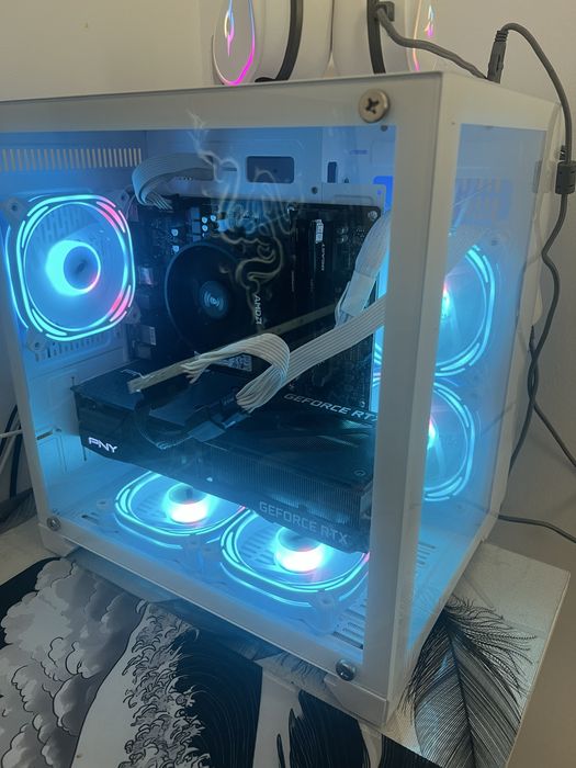 PC Gaming Performant Rtx 3070 TI +Perificerice Montior Tastatura Mouse