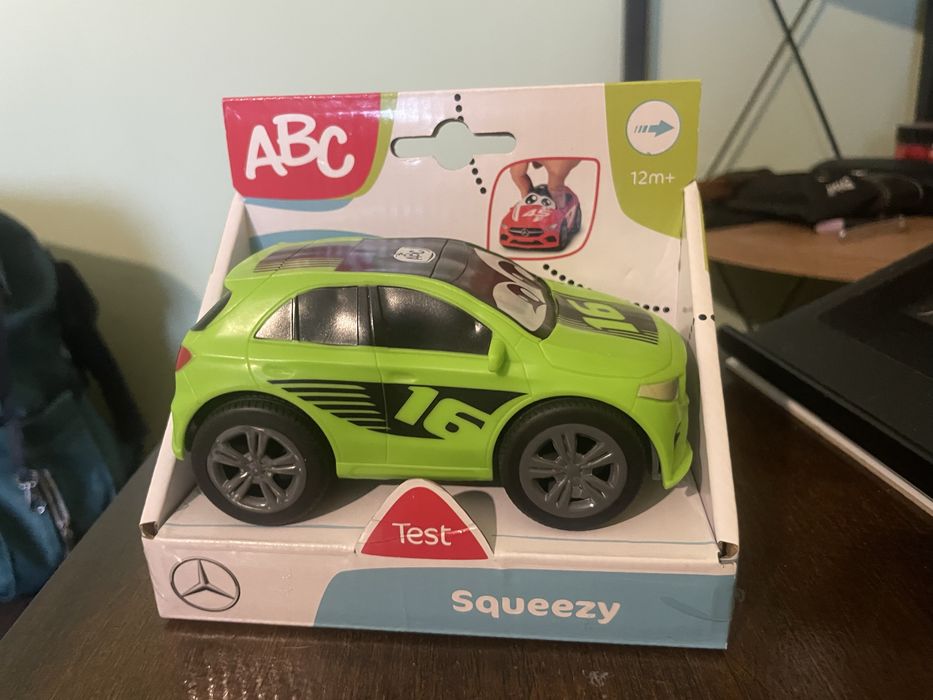 Simba - ABC - Меки коли Mercedes, зелена