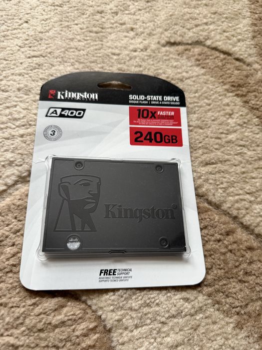 Solid State Drive (SSD) Kingston A400, 240GB, 2.5", SATA III