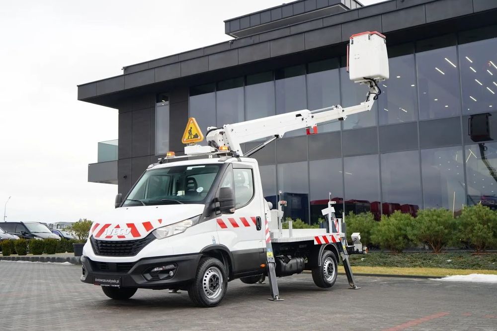 Iveco 35-140 / Platformă de lucru aeriană / FRANCE ELEVATEUR 141 TLE / 4 SUPPORTURI / MANUALĂ / 2020