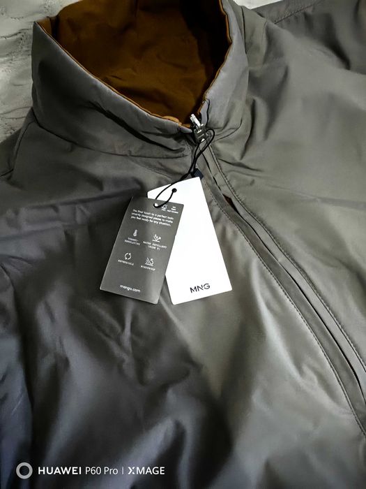 Ново мъжко яке с две лица Mango XL