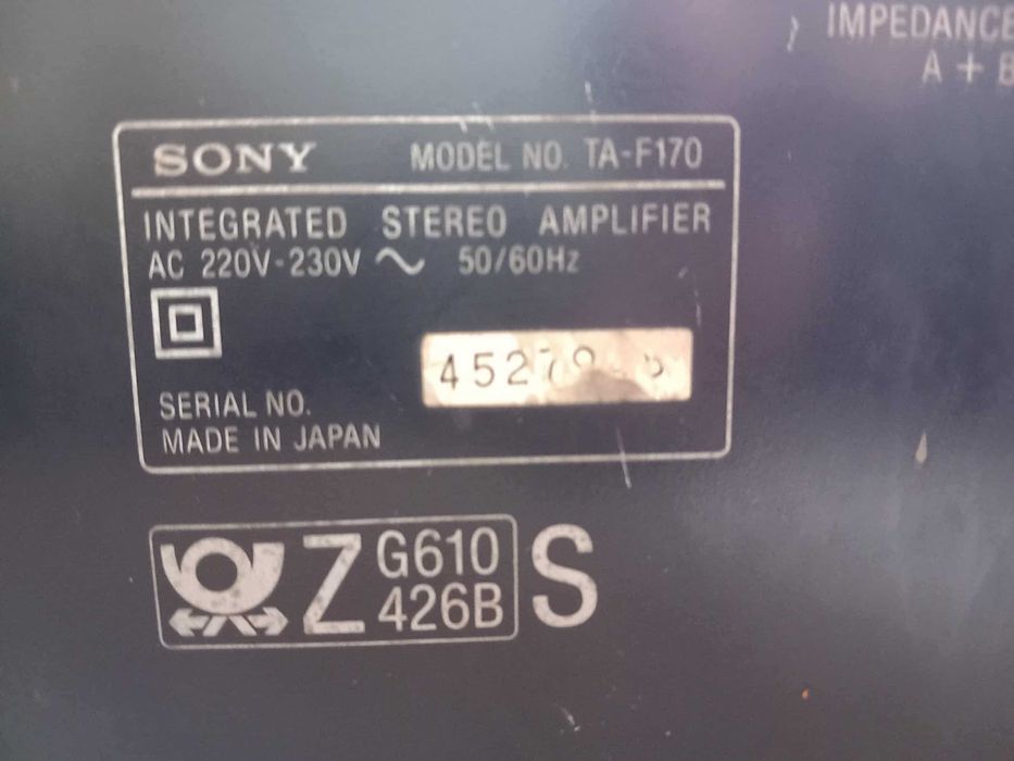 Усилвател Sony TA-F170