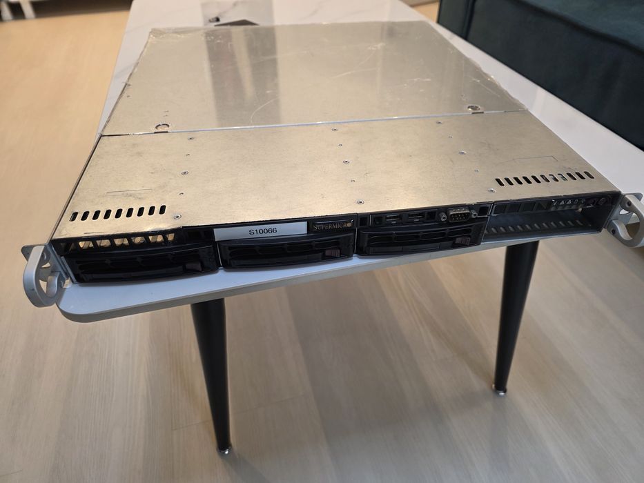 Server Supermicro sasiu 1U rack  NAS SYNOLOGY QNAP IPMI 80 PLUS GOLD
