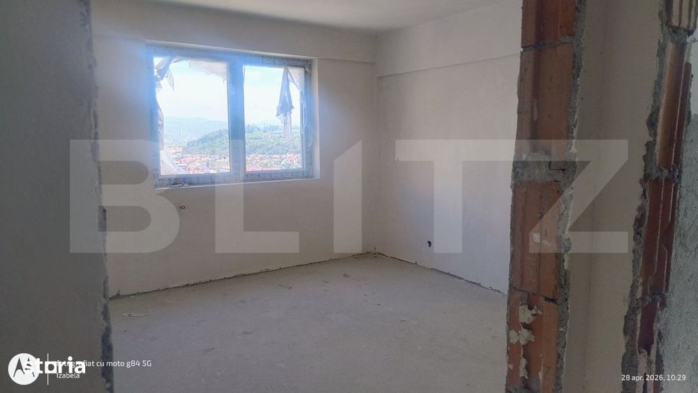 Apartament 2 camere, 60 mp + balcon spectaculos 12 mp, priveliste supe