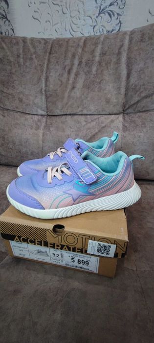 кроссовки для девочки, размер 32