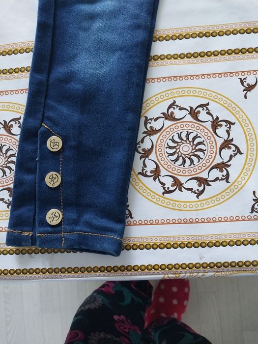 Брюки джинсовые на девочкучку