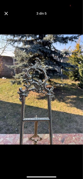 Suport/sevalet pentru expunere din bronz