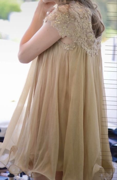Rochie M. Marquise baby doll, matase naturala, S/M