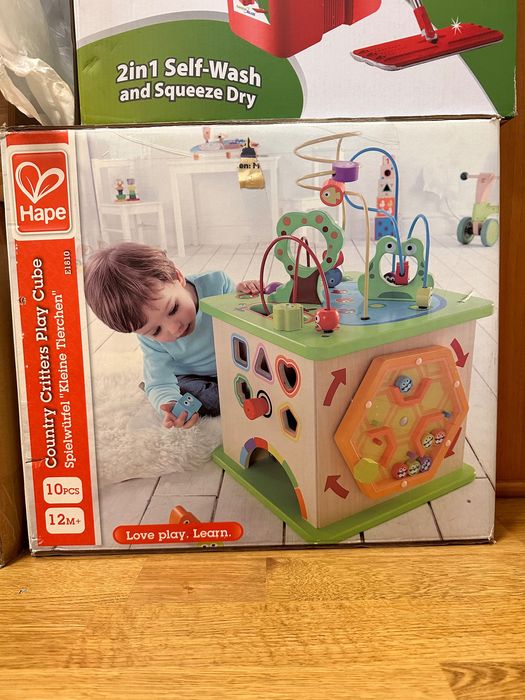 Jucărie din lemn pt stimularea motricității 12m+