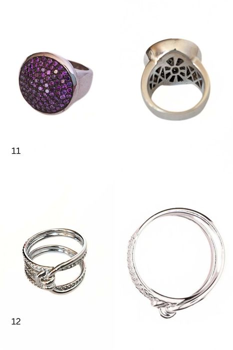 Сребърни пръстени Swarovski, Giorgio Martello, Gooix и други