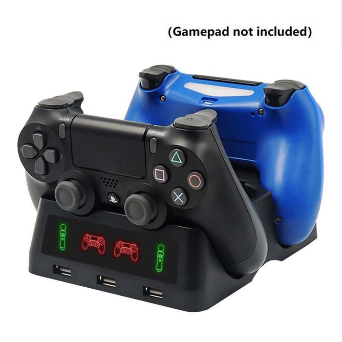 4 In1 Док станция Controller Dock Station Playstation PS4 PSVR VR Move