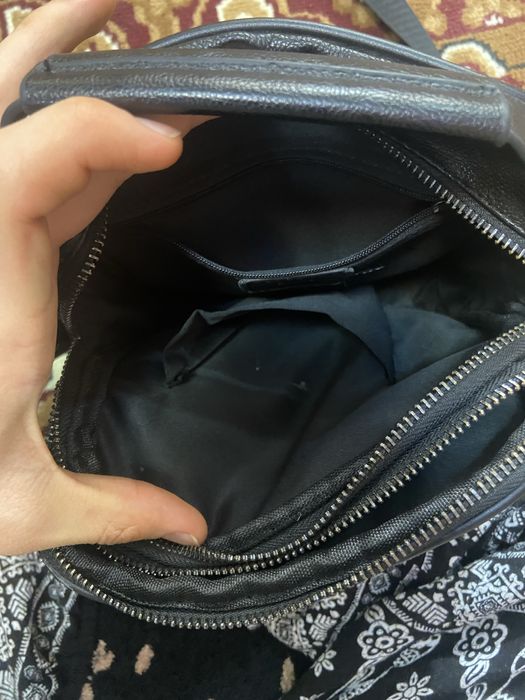 барсетка кожаная just!