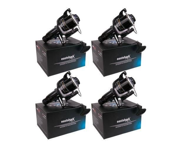 Set 4 Mulinete, Centurion Distance DP1080 cu 10 rulmenti si baitrunner