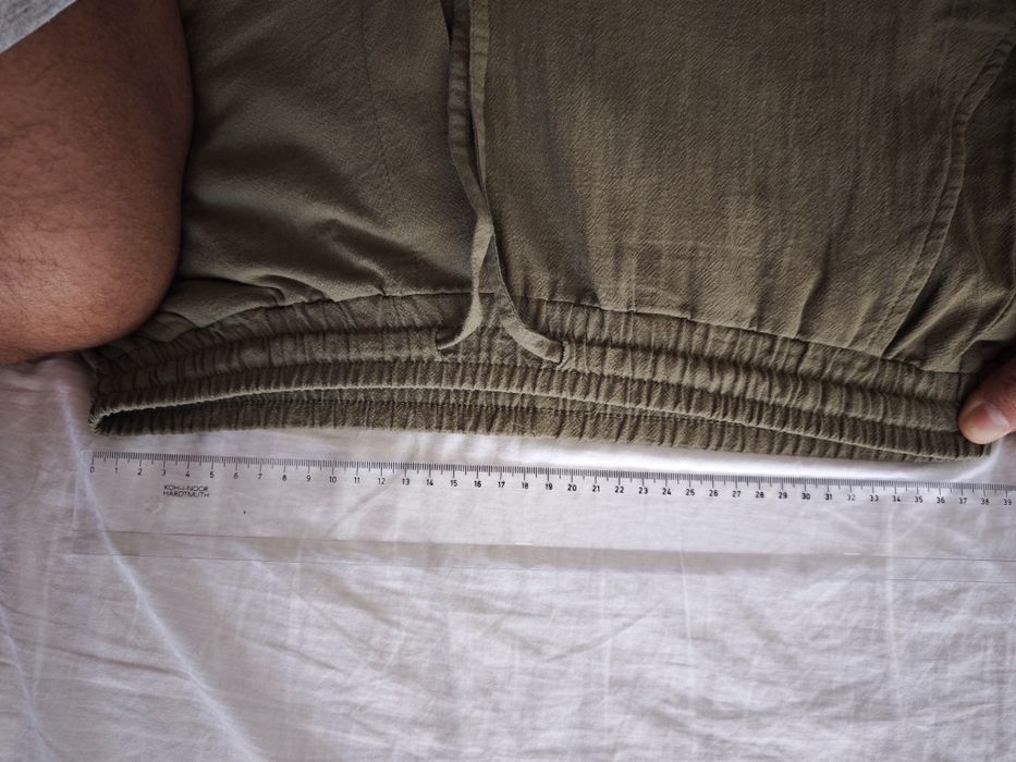 Pantaloni pentru bărbați, culoare verde olive (măsliniu), bumbac 100%, marimea M