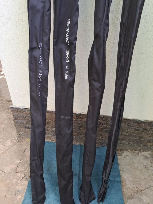 Set 4 lansete + mulinete Sonik SK4 + Tournous 10000