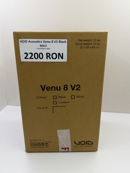 Boxă profesională Void Venu 8 V2 300W sunet de înaltă calitate nouă