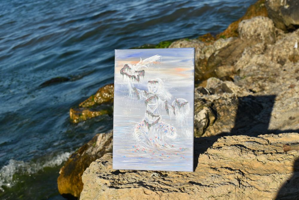 “Водата помни” - картина 20х30 см
