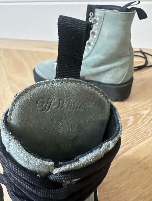 Велурени боти Off White