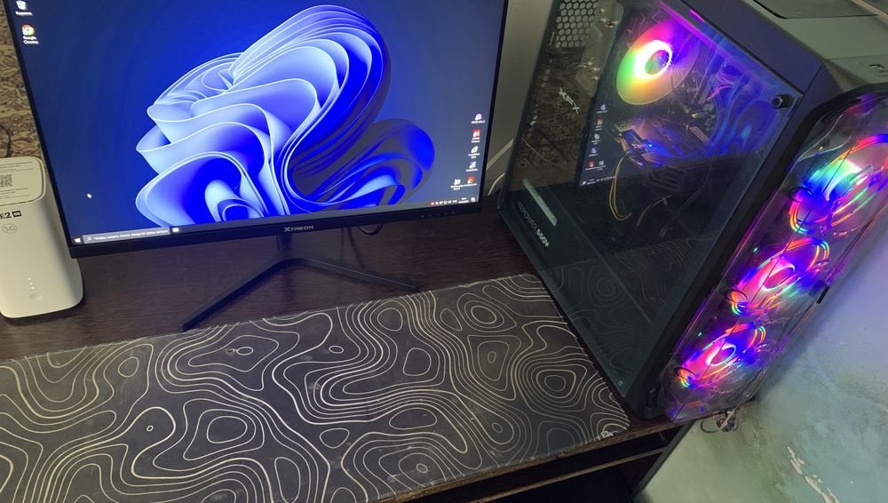 Игровой компьютер RX580 8gb/32гб озу ддр4/xeon 2680v3/120гб ссд