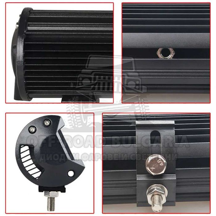 2 БРОЯ LED BAR БАР Прожектор 17 см 36W 12V/24V