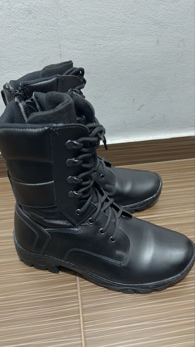 Bocanci din piele pentru pompieri jangarmerie politie