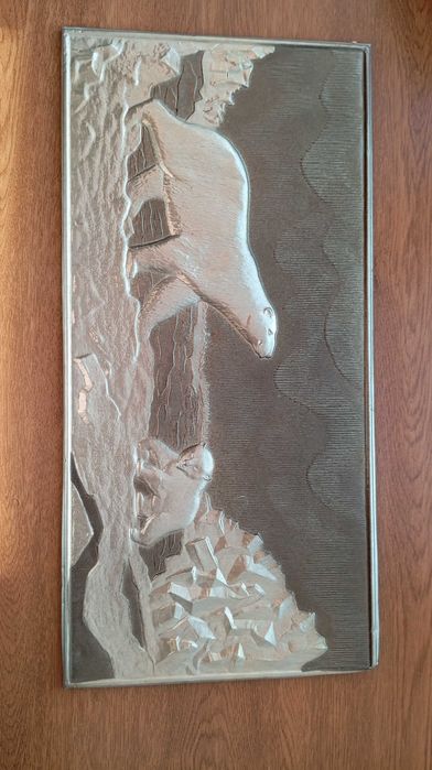 Панно с полярными медведями