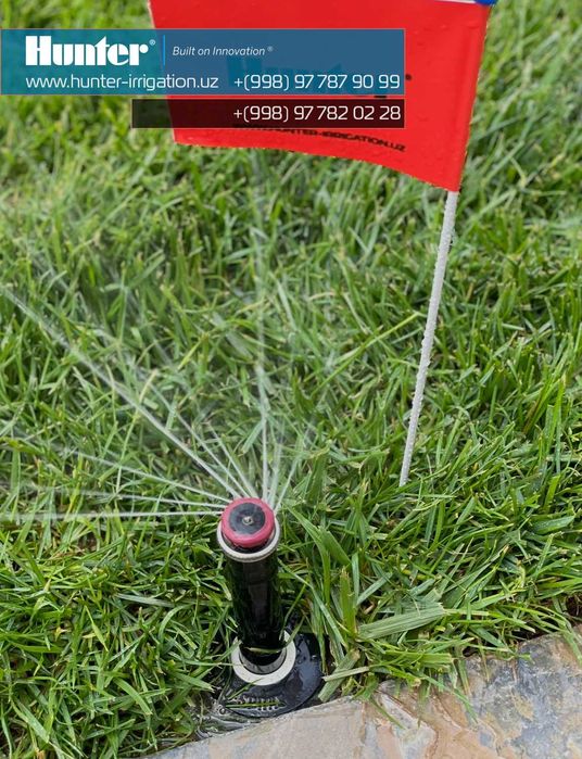 Автоматический полив газона