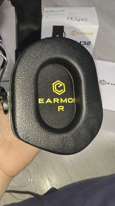 Căști antifonice active Earmor M32 + microfon , antifoane