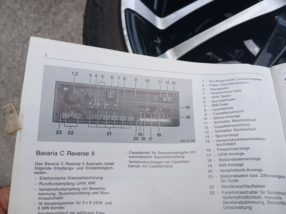 Оригинални ретро радиа за Bmw E30.E32.E-34.E36.Е28.- BMW-Bavaria  C-Reverse ||.BMW Reverse RDS..