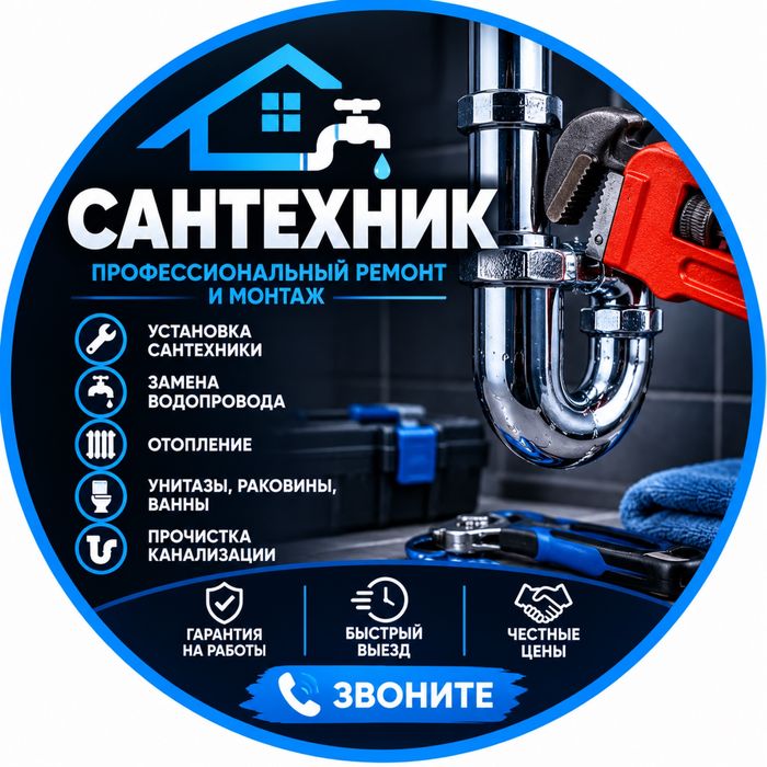 Сантехник 24/7 звоните не дорого!