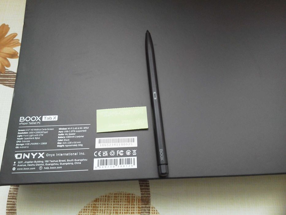 Tableta ONYX pentru Citit si Scris+Husa Pliabila