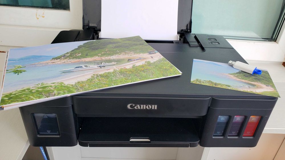 Принтер Canon PIXMA G1416 / СНПЧ / Полностью обслуженный