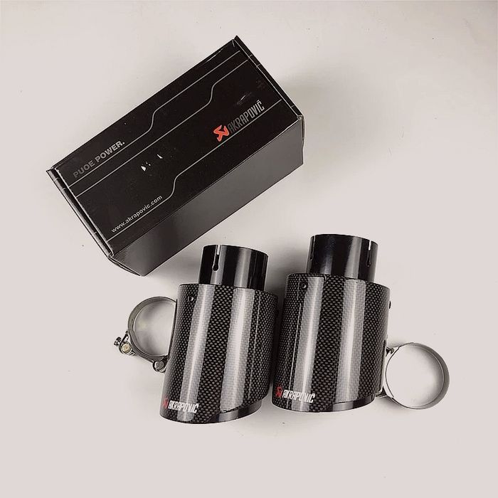 Akrapovic Накрайници 2бр AKRAPOVIC за ауспух гърне акрапович турбо топ