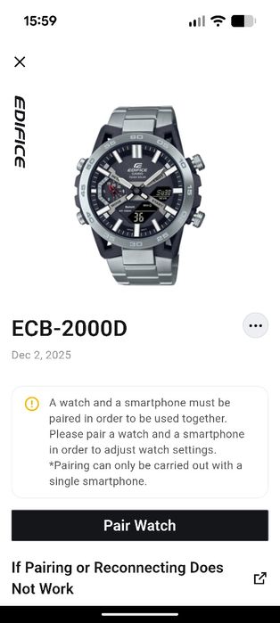 Casio Edifice solar cu bluetooth