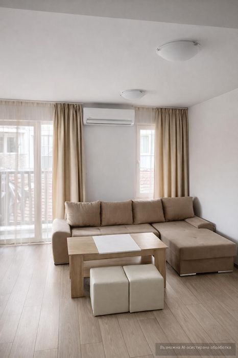 Двустаен апартамент под наем в Център