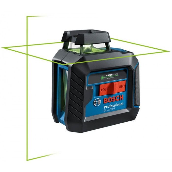 Лазерный нивелир bosch gll 2-20 g, bt 150