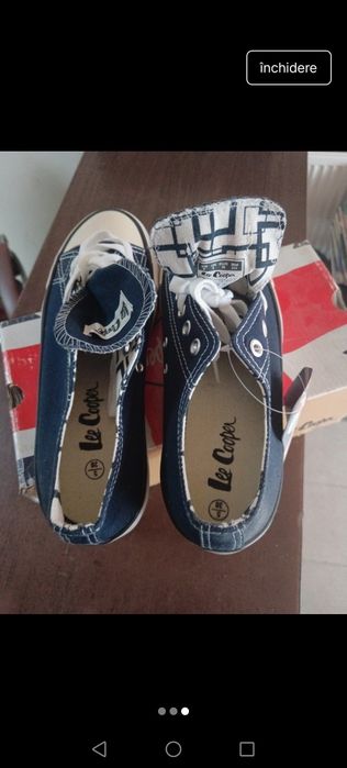 Tenisi Lee Cooper,Albastru-navy,38