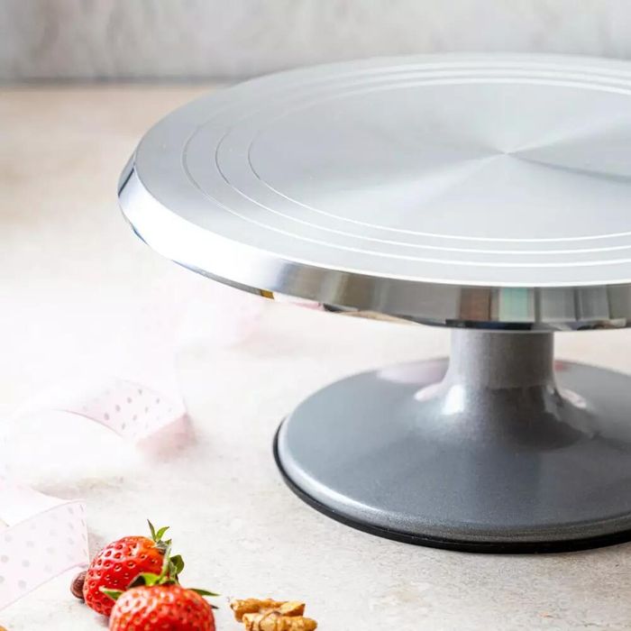Placa din aliaj de aluminiu, suportul rotativ pentru servit prajituri,
