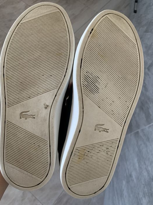 Кеды кожаные Lacoste