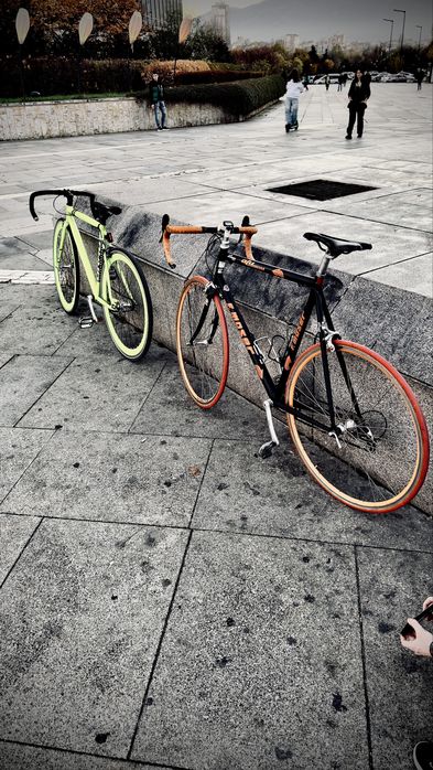 Ретро  алуминиев шосеен велосипед Francesco Moser