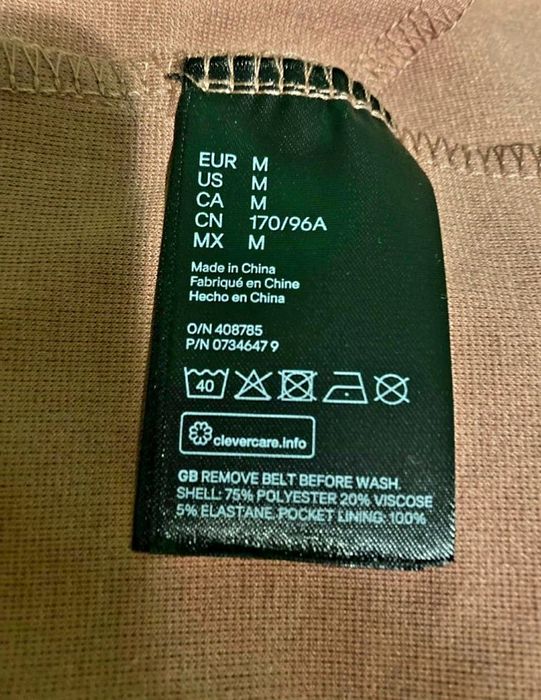 Pardesiu dama H&M / M