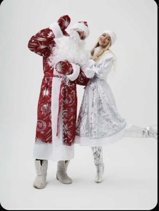 Прокат костюма деда мороза и снегурочки,4000