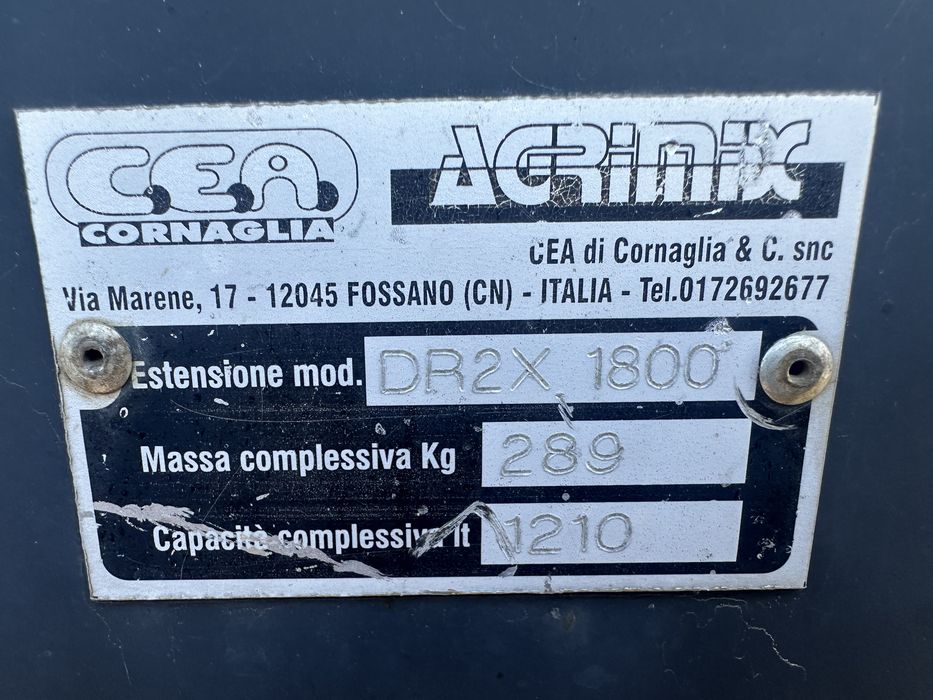 Торачка  agrimix dr2x  италия