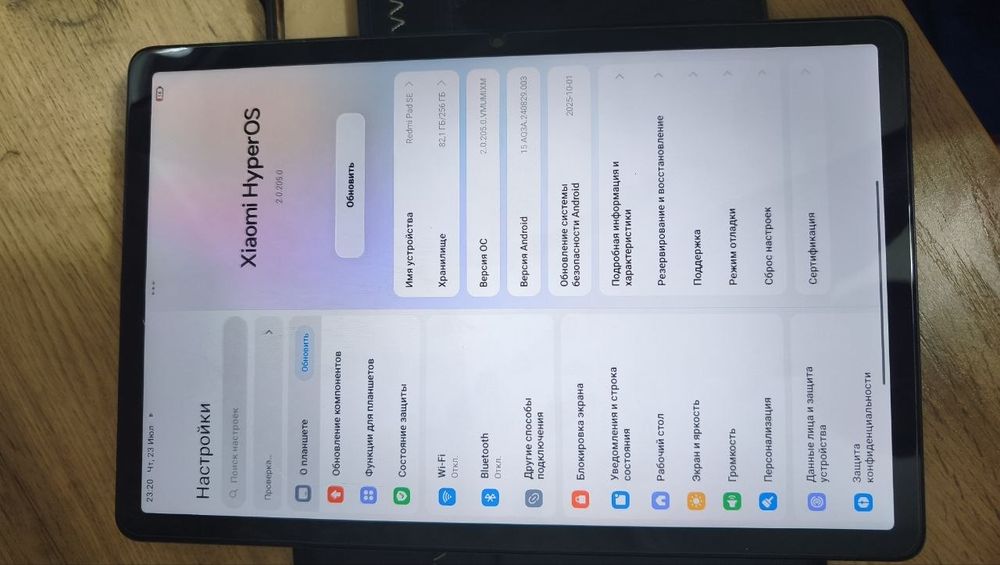 Redmi pad se 8/256 holati ideyal