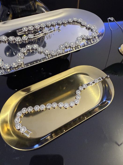 Set Swarovski Angelic colier+bratara+ cercei VIDEO whatsap