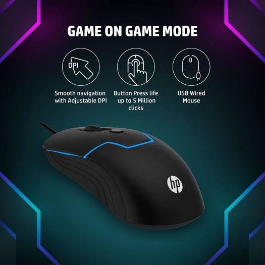 мышь игровая HP M100