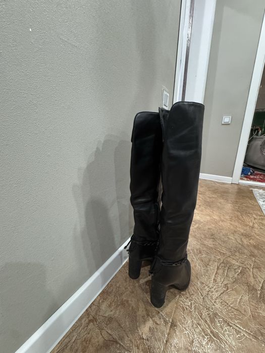 Продам зимний кожаный обувь