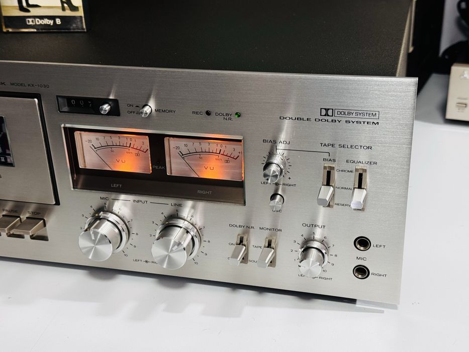 Deck de colecție KENWOOD KX-1030,3 Ferrite HEADS,sunet calitativ,Japan