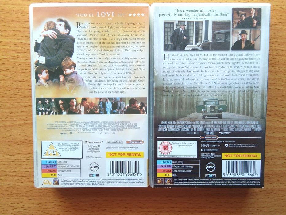 Видео касети VPRC на английски , оригинал