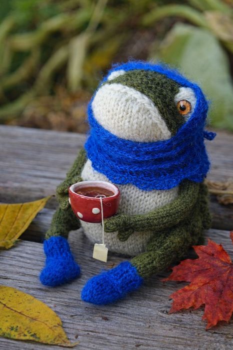 Вязаная игрушка.